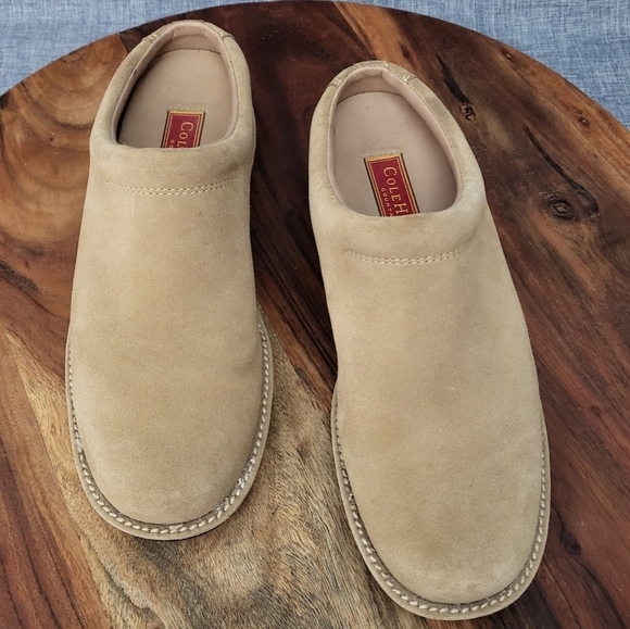 Cole Haan Country Suede Mule Slip-On Clog Tan Women's 8M - Picture 10 of 11